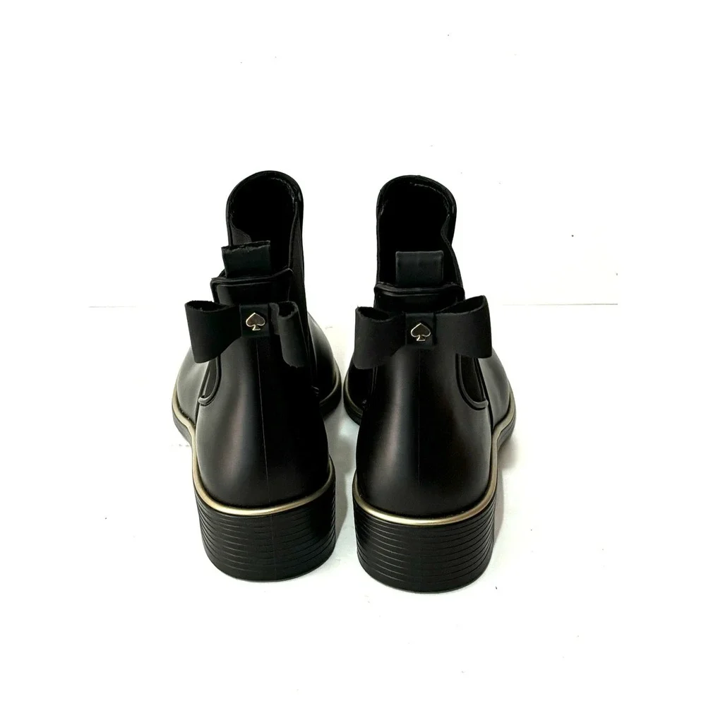 Kate Spade Edimburg Rubber Rain Ankle Boots Size 7